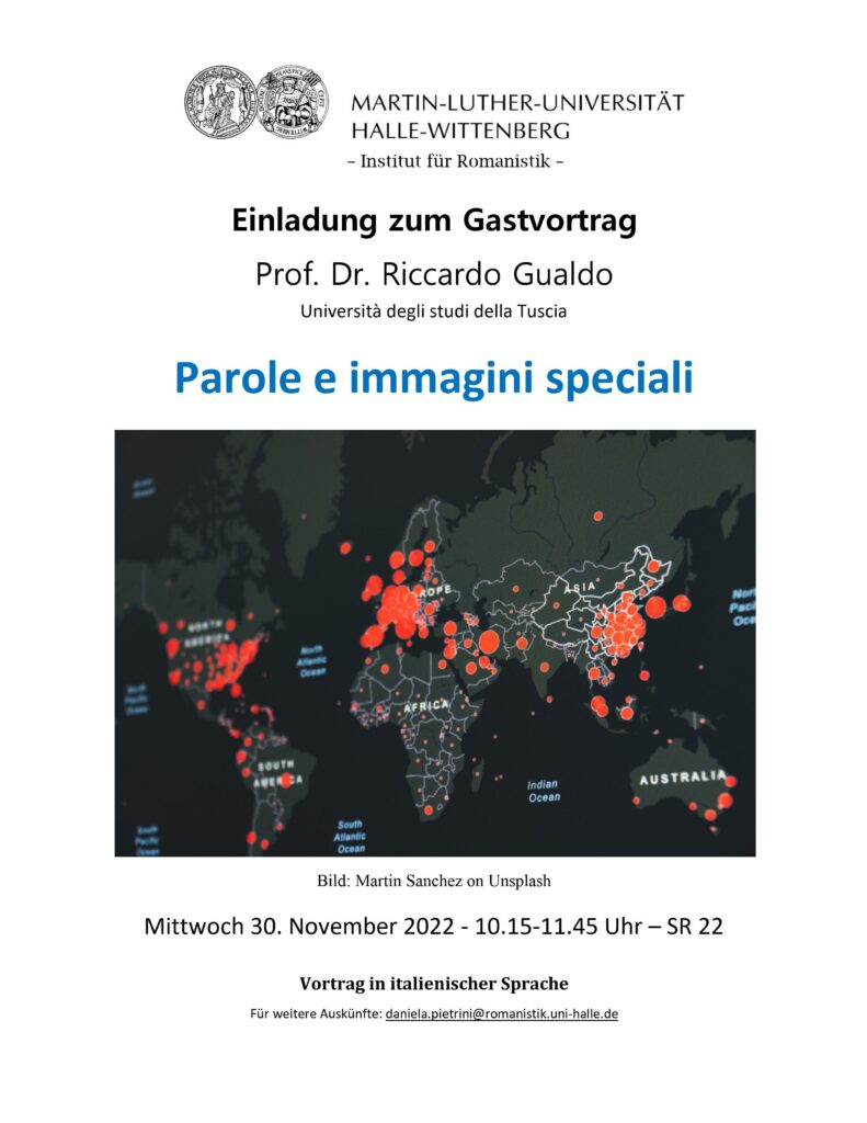 Riccardo Gualdo: Parole e immagini speciali